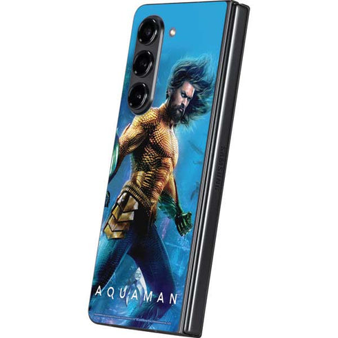 DC Comics Aquaman Movie Arthur Curry Poster Galaxy Z Fold5 5G Skin